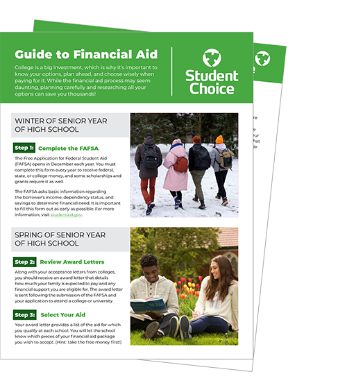 cover of Guide to Financial Aid